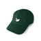 green hat with good and apple embroidered design