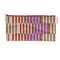 puffy colorful multi-stripe pencil pouch
