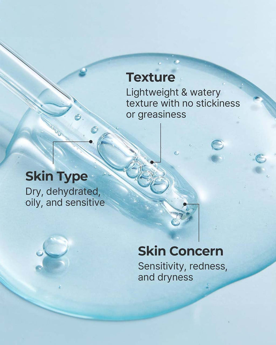 skin concern: sensitivity, redness, and dryness