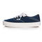 dark navy authentic sneaker with white sole and laces