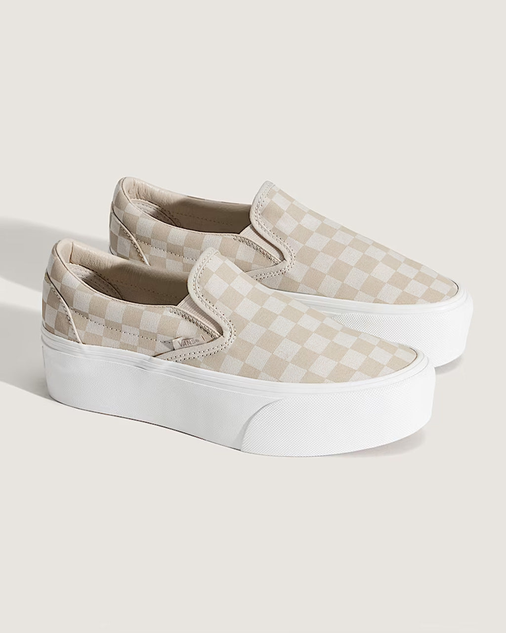 Aesthetic Checked Slip On Vans Vans Classic Slip-ON Monochrome