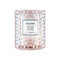 light pink rose scented 8.5oz. cloche candle