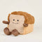 angled loaf of bread warmie plush