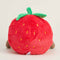 back view of smiley strawberry warmies heating plush