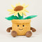 smiley potted sunflower warmies heating plush