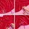 cinched skirt using ribbon