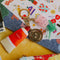 Features: button Fidget spinner, paint tube de-stress paint tube and beaded tulip keychain