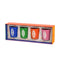 set of 4 crayon inspired candle votives in opened box