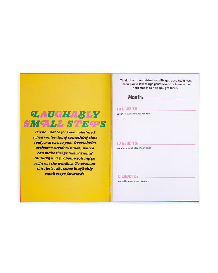 laughably small steps workbook pages