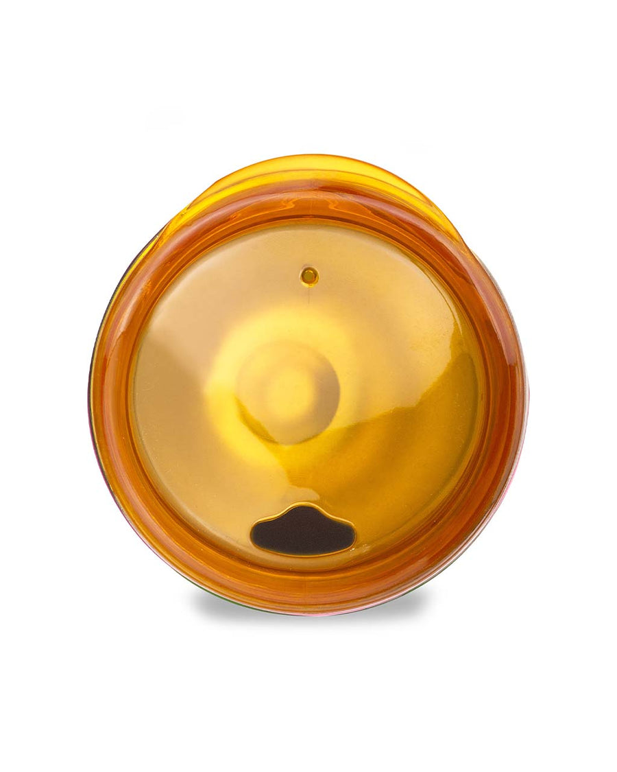 yellow translucent lid
