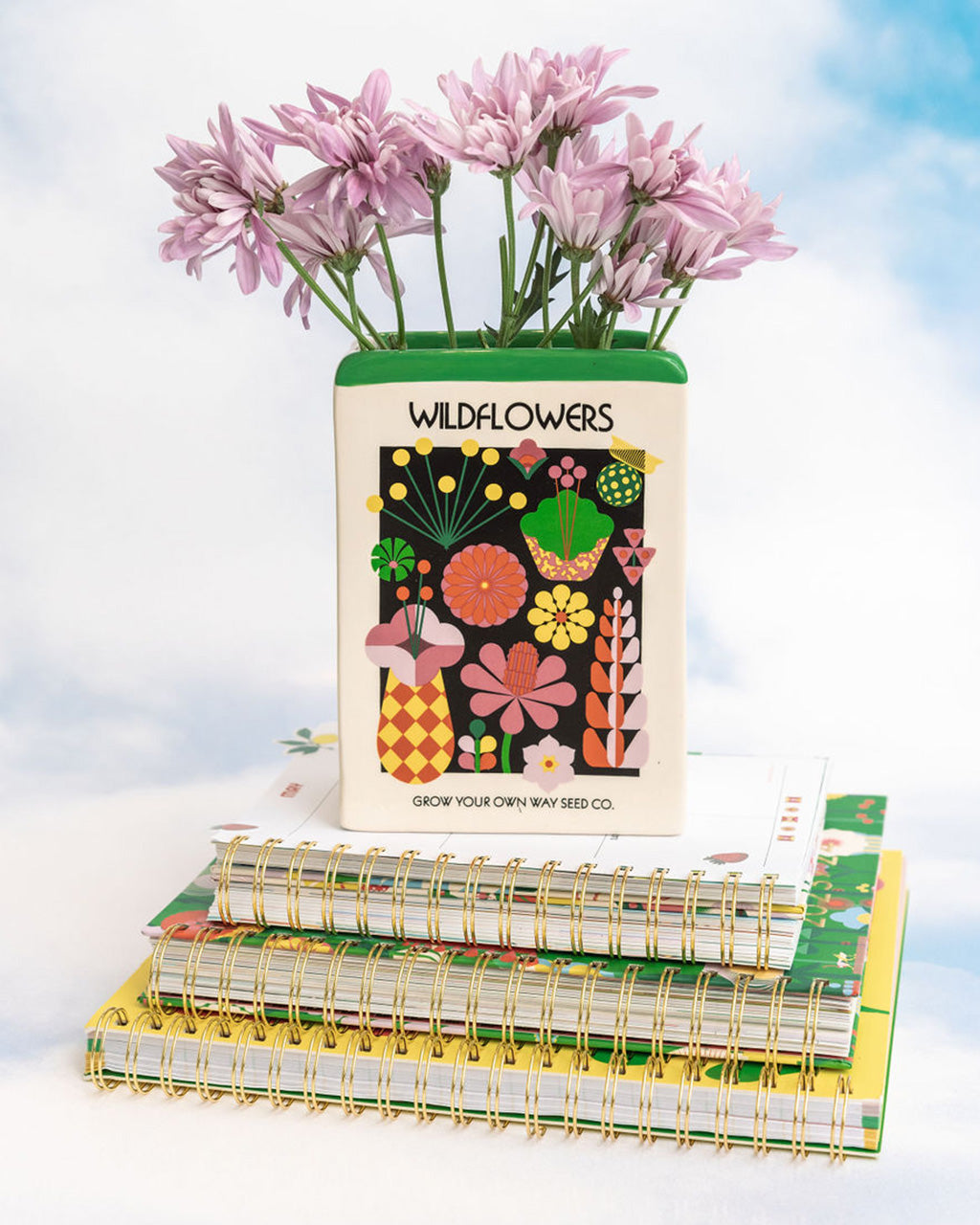 wild flower seeds for pots Wildflower Seeds Vase | Ceramic Flower Vase Gift