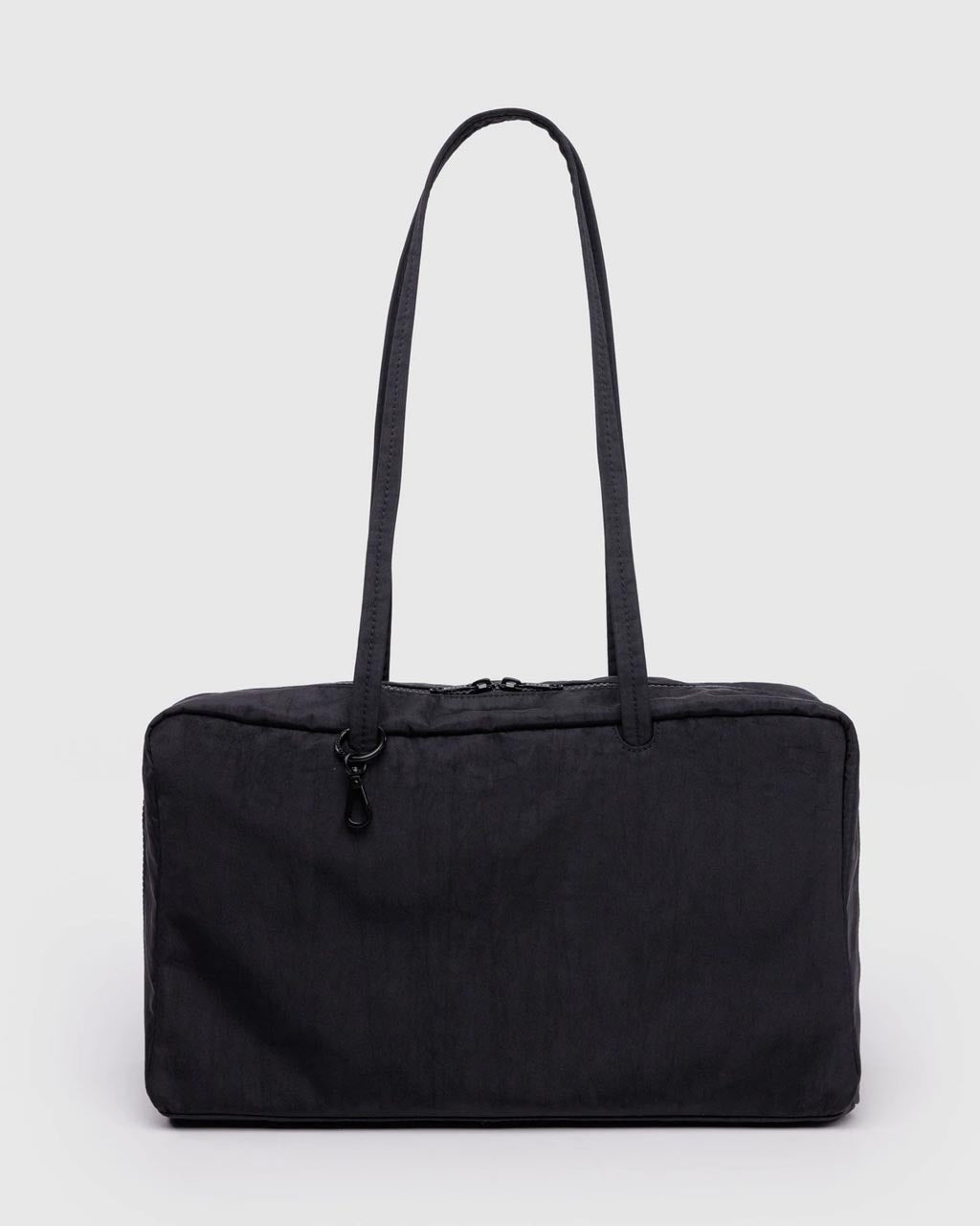 Medium Nylon Bowler Bag - Black – ban.do