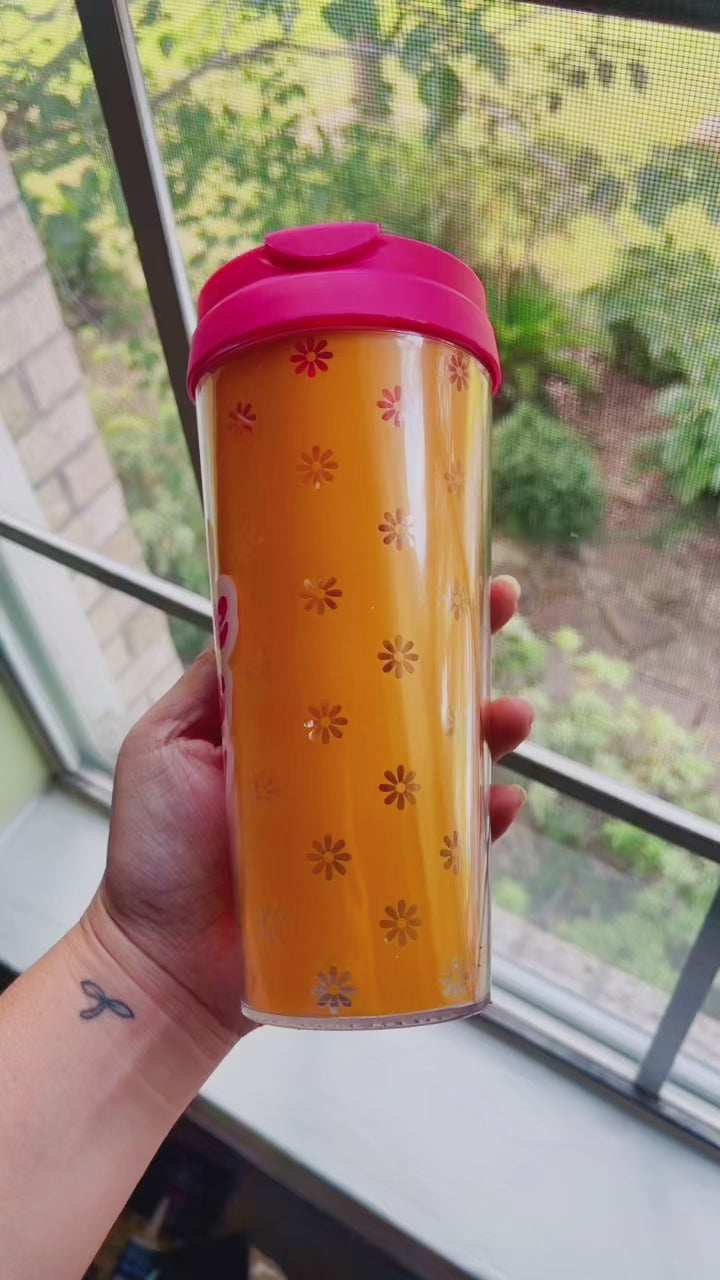 thumbnail image 2 of Coffee Mug Diversion Safe With Hidden Compartment - Secret Stash For Valuables, Stainless Steel Travel Cup (Pink) 2 of 6