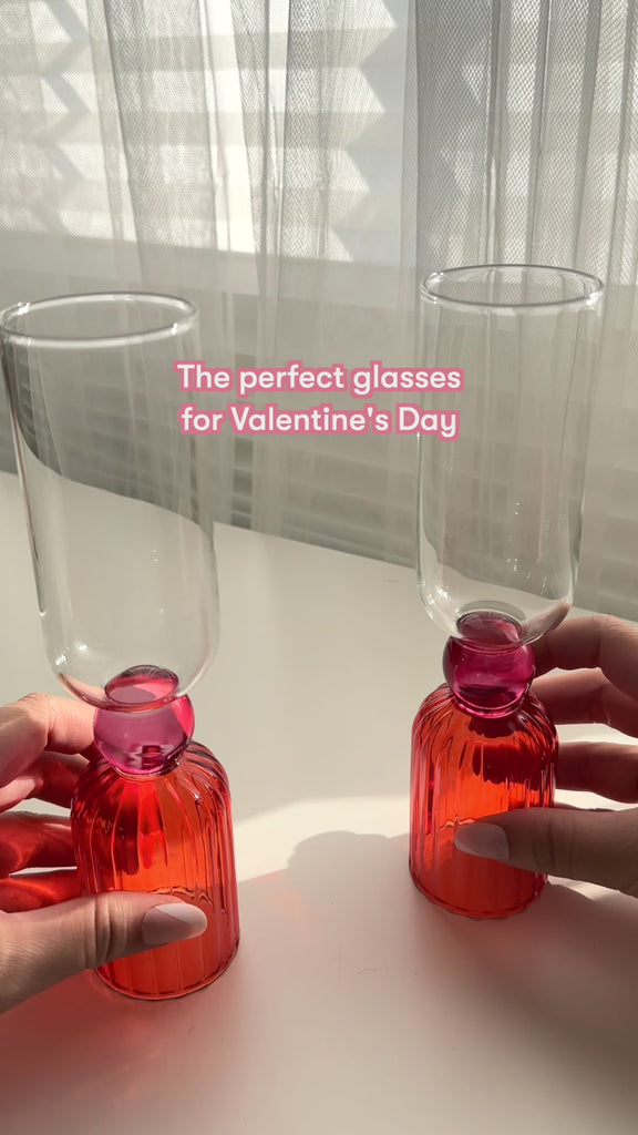the perfect valentine's day glass