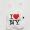 white standard baggu with traditional 'I love NY' graphic
