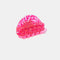 clear and hot pink cheetah print hair clip