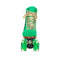 front view of moxi roller skates in green apple