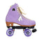 side view of moxi roller skates in lilac