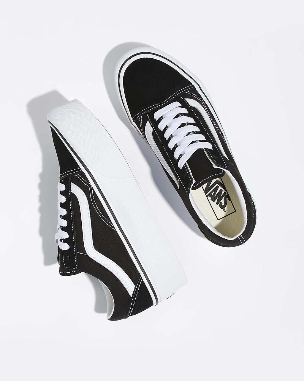 Vans womens old skool black and white Clearance