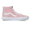 Vans Sk8-Hi sneakers in pink with white detail and sole
