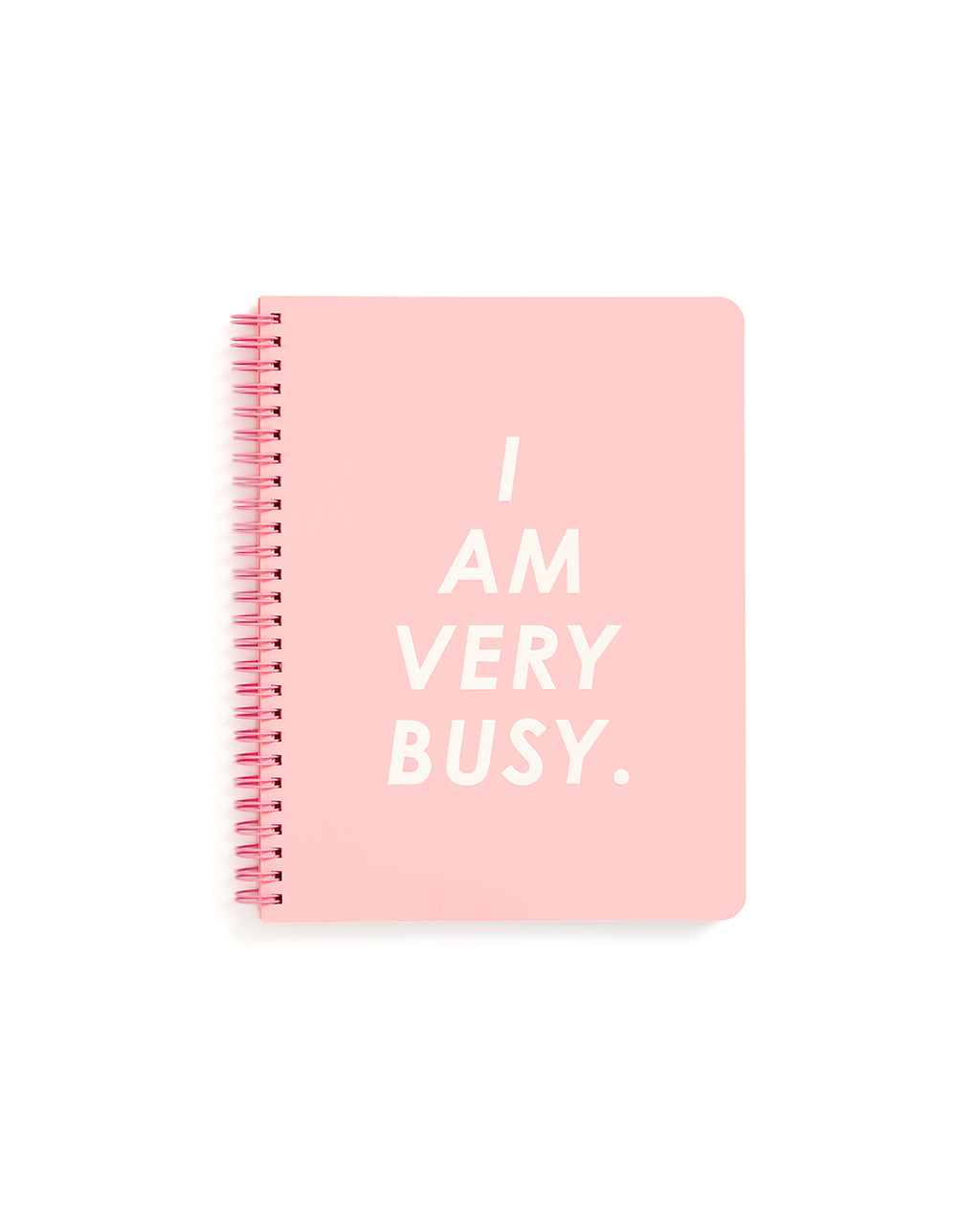 Rough Draft Mini Notebook - I Am Very Busy, Pink