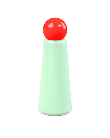 mint & coral skittle water bottle
