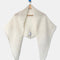 hanging naturel pointelle square shawl with scalloped edges
