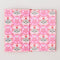 pink floral tile interior pages