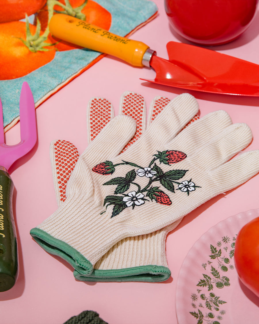 hello kitty gardening gloves Strawberry Gardening Gloves | Cute Garden Gear