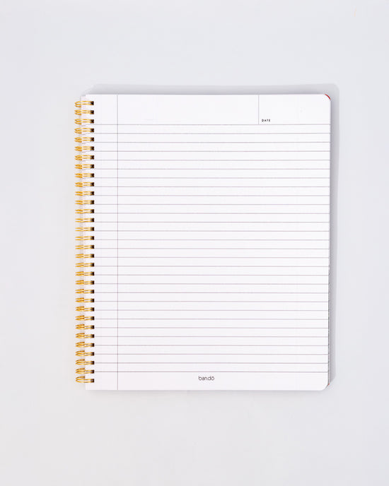 Copious Rough Notebook Floral Stripe Large Notebook | Rough Draft Notebook | ban.do