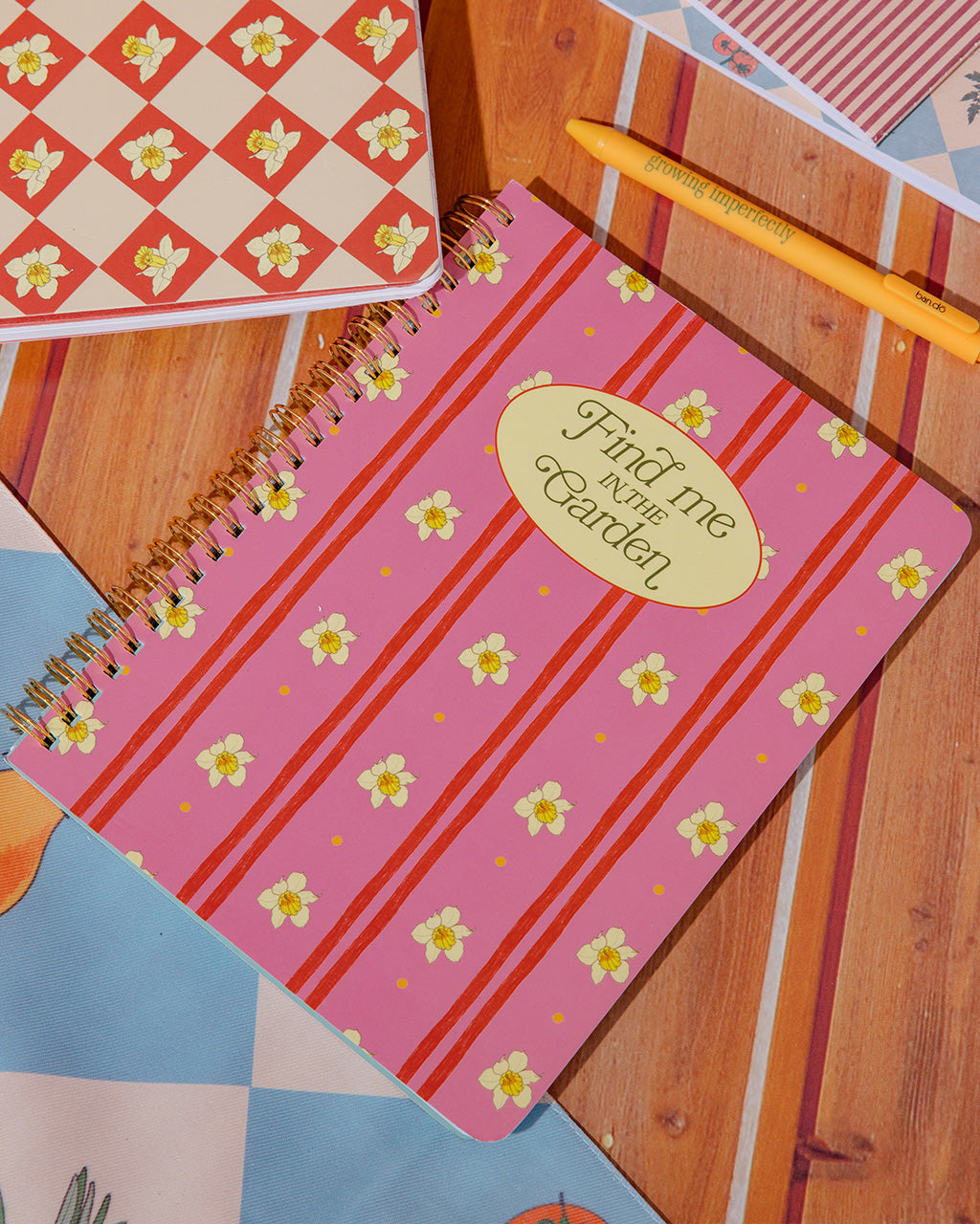 Find Me in the Garden Mini Notebook | Rough Draft | ban.do
