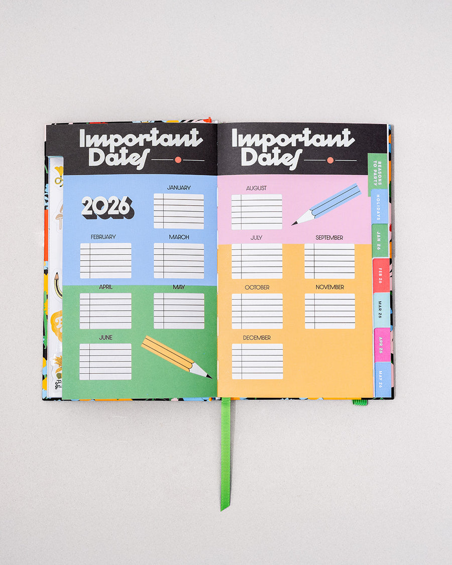 interior important dates pages