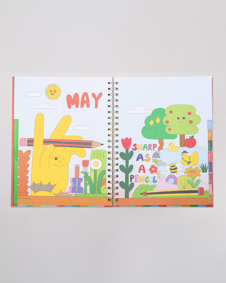 colorful may graphic page