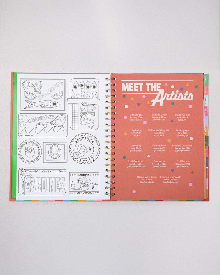 interior coloring pages and meet the artists pages