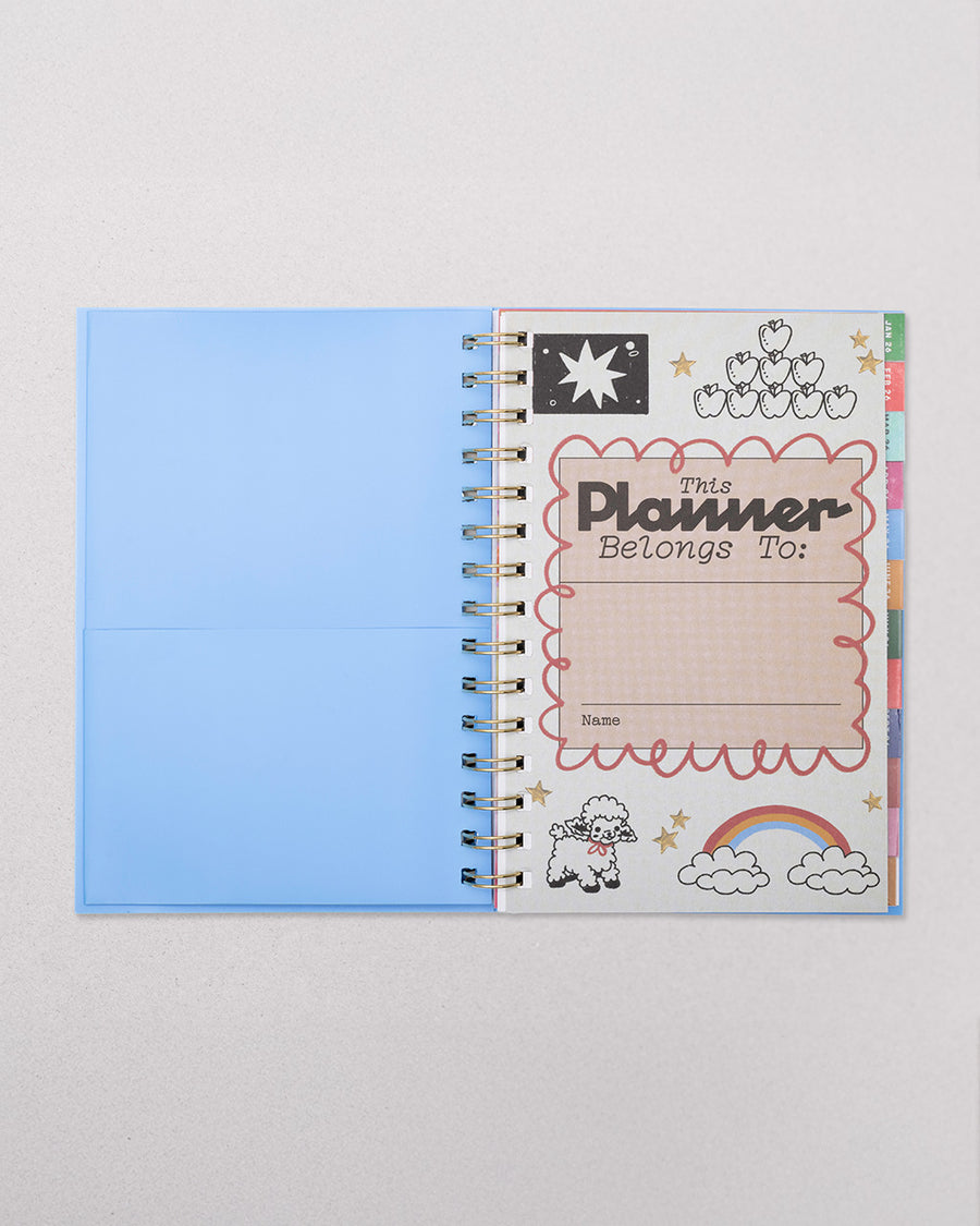 this planner belongs to: interior pages