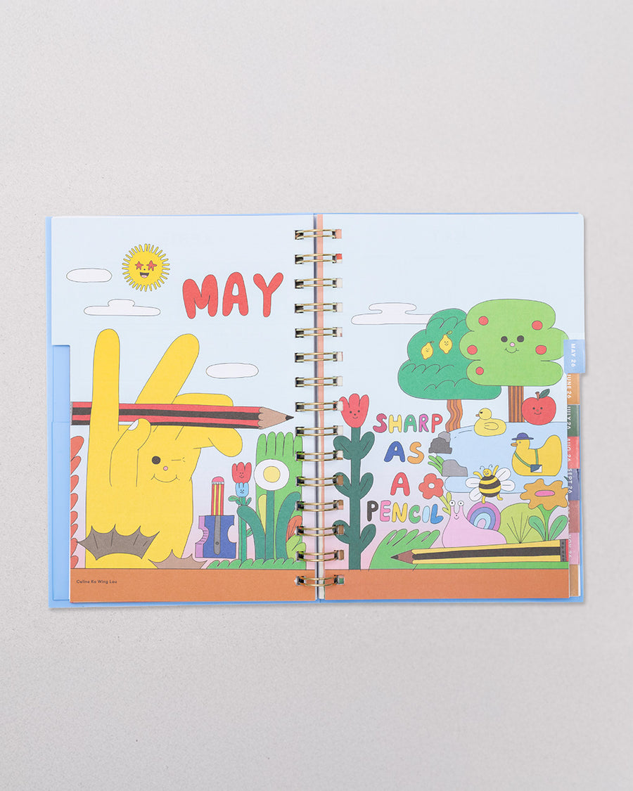 colorful may graphic page