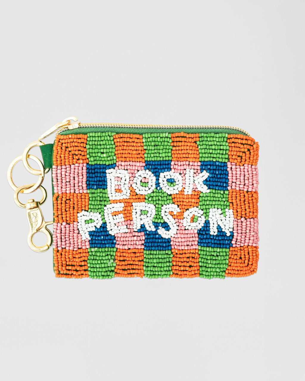 Beaded “Book Person” Pouch | Beaded Bag Accessory | ban.do