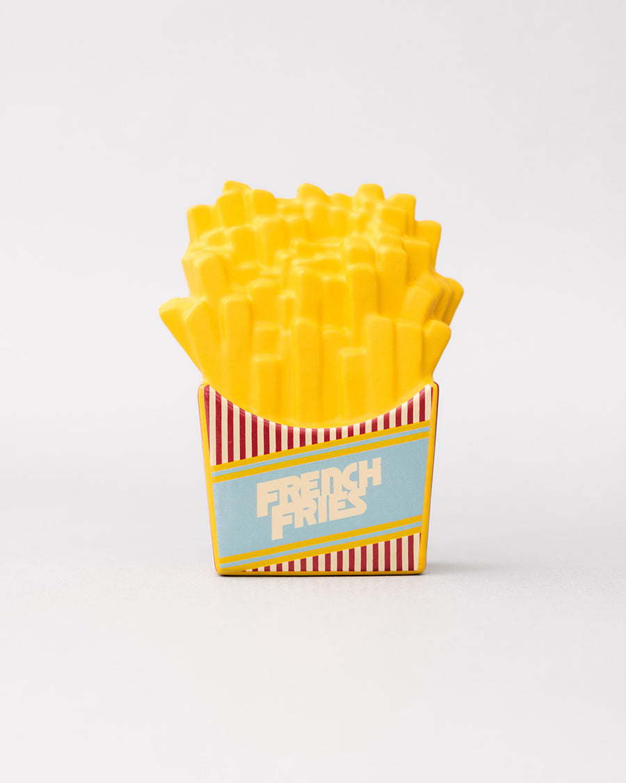 french fry shaped de-stress ball