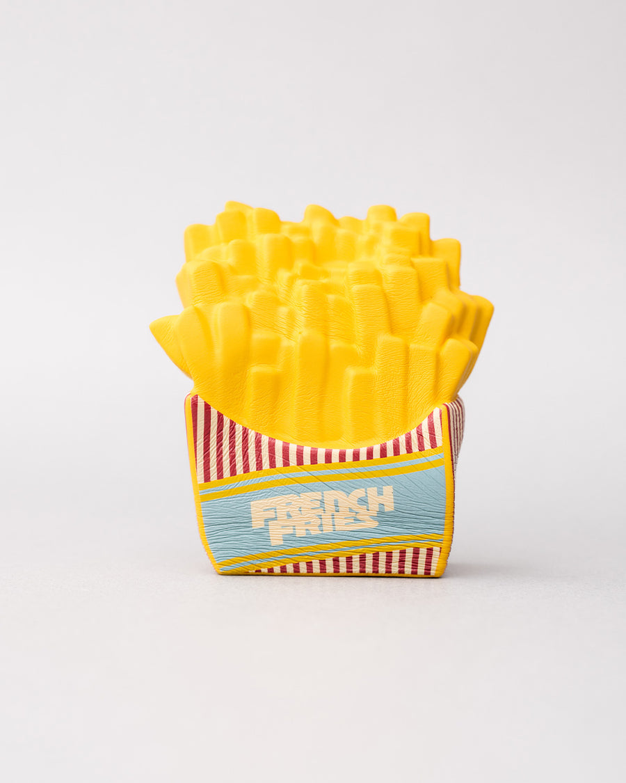smooshed french fry shaped de-stress ball