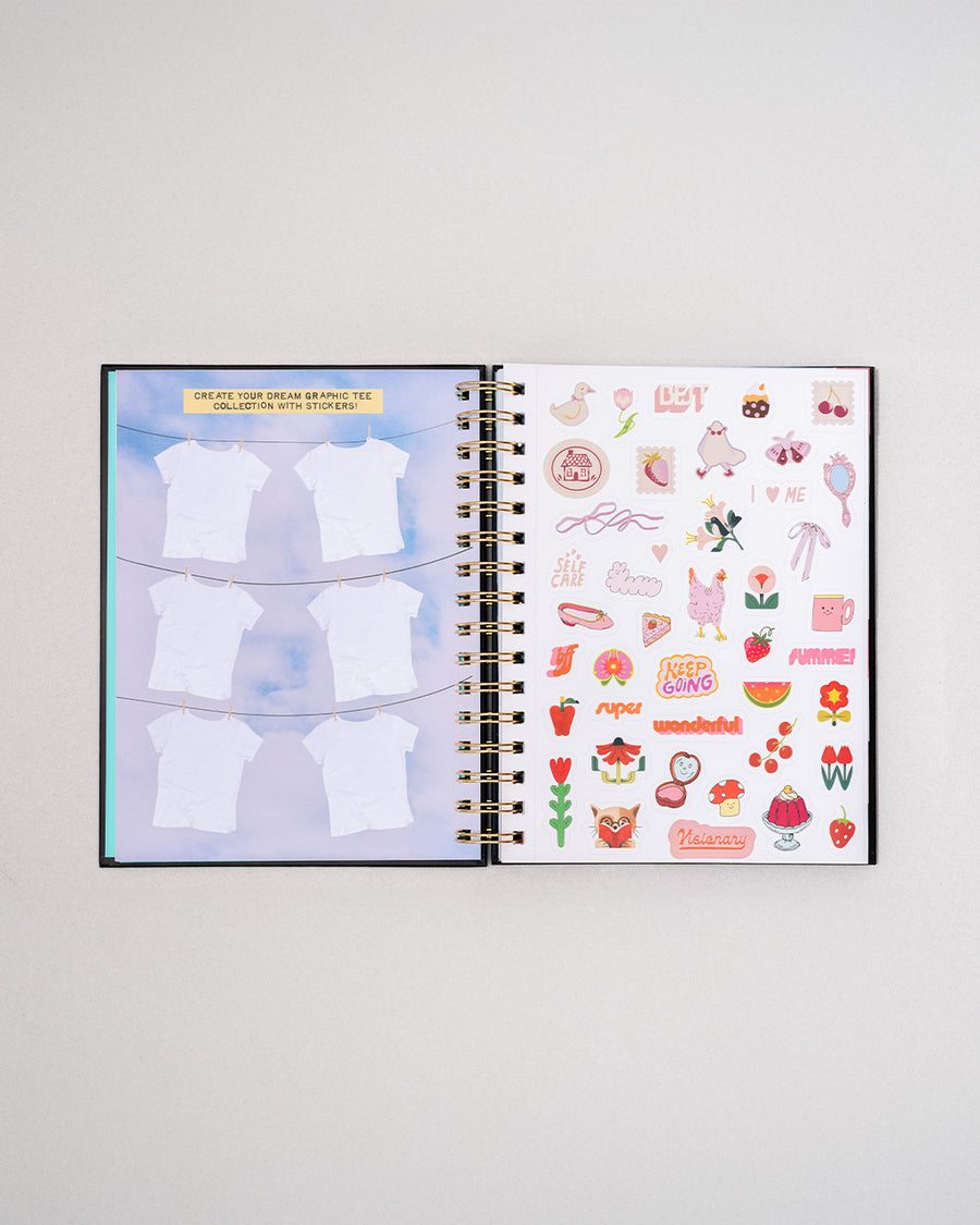 interior create your own tee and sticker sheet pages