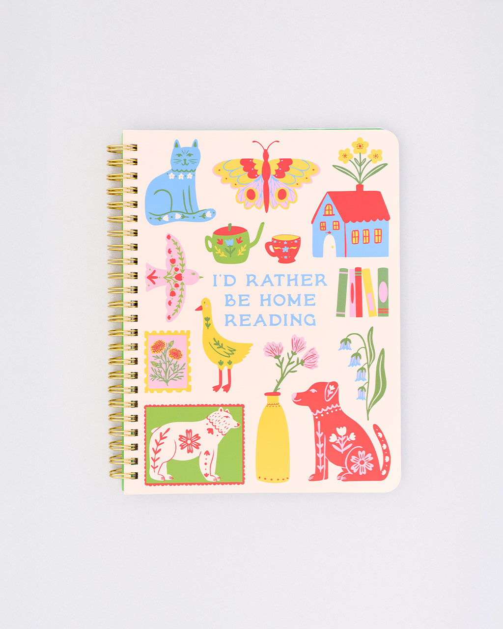 Rough Draft Mini Notebook - I'd Rather Be Home Reading – ban.do