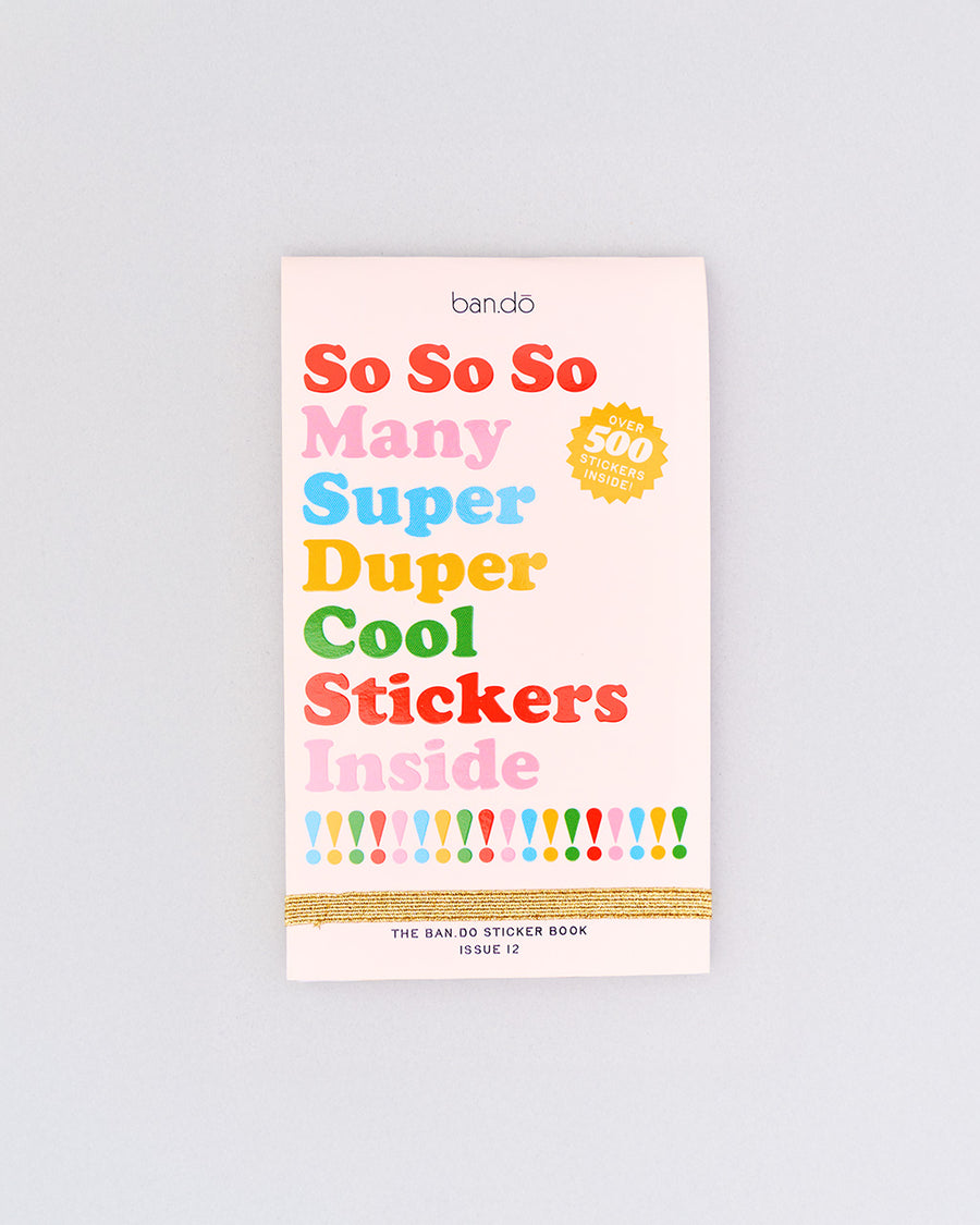 First Issue Sticker Sticker Book - Issue Twelve – ban.do
