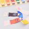 peeled oil paint shaped tab notes