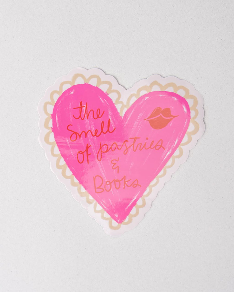 Stick with It! Big Vinyl Stickers - Pastries and Books