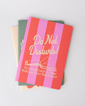 Hold That Thought Notebook Set  - Pastries and Books