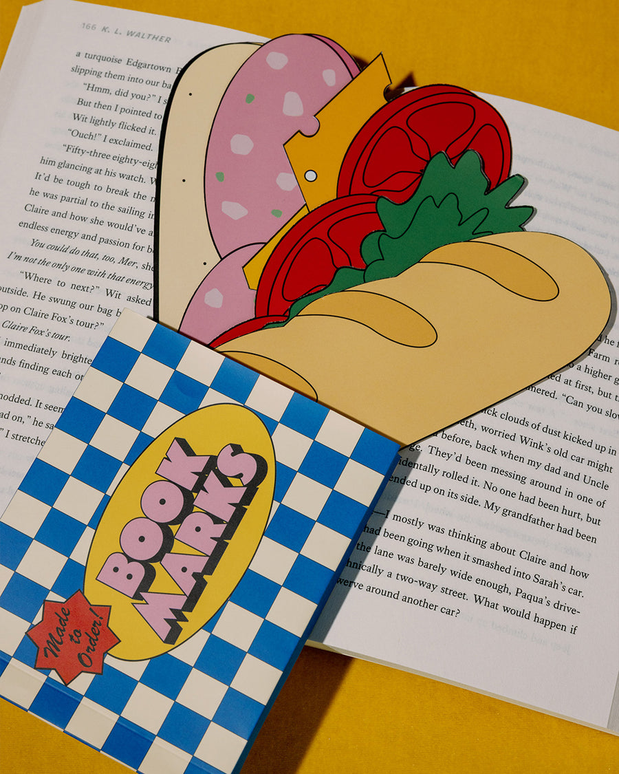 Sandwich Bookmark Set | Paper Bookmarks | ban.do
