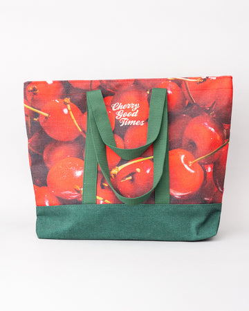 Large Canvas Tote - Cherries