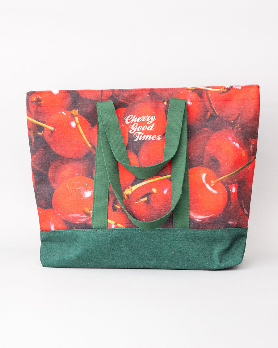Large Canvas Tote - Cherries