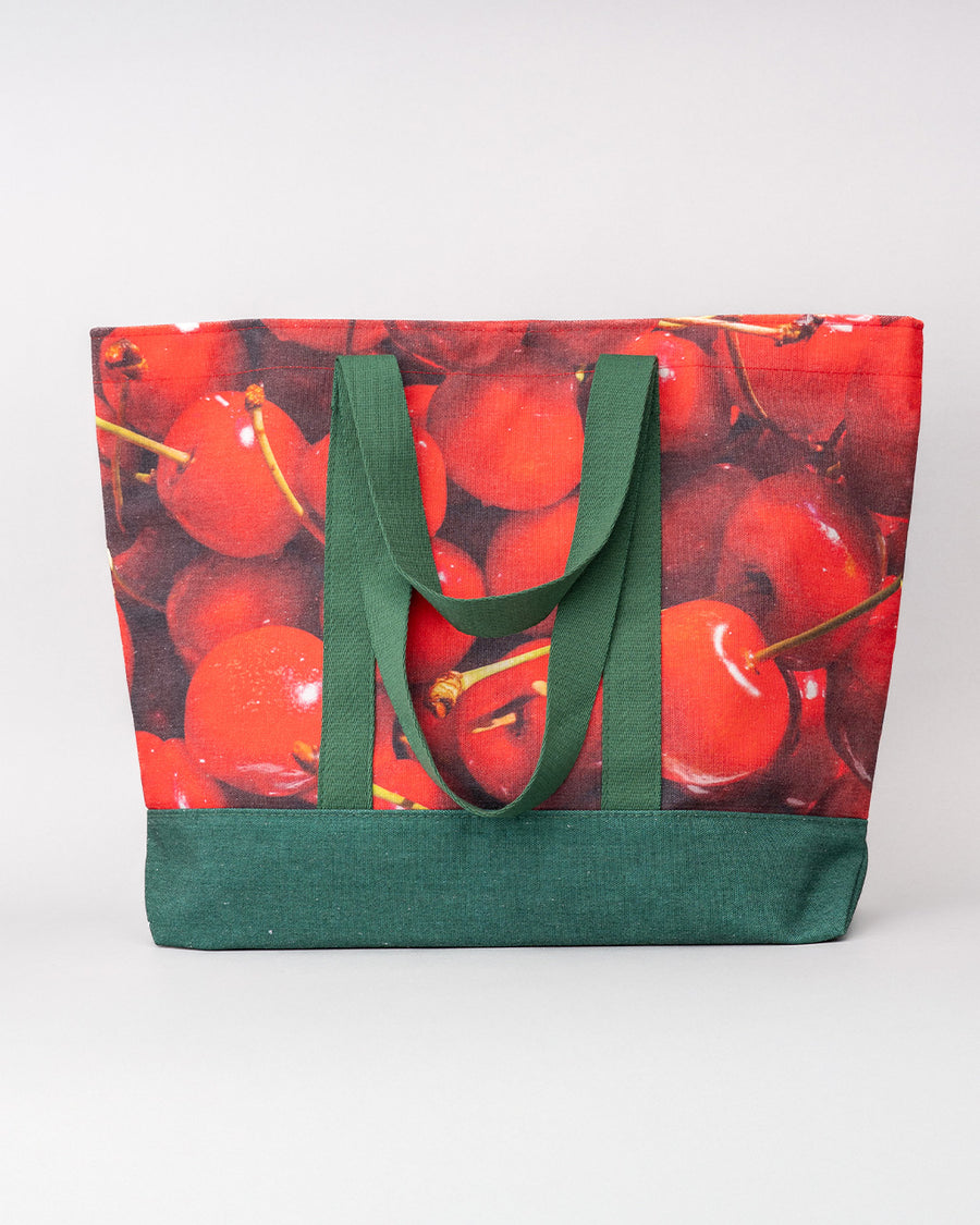 Large Canvas Tote - Cherries