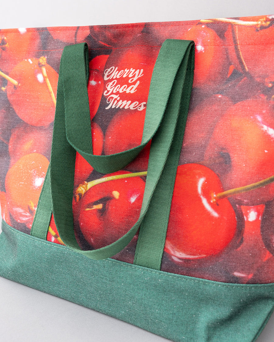Large Canvas Tote - Cherries